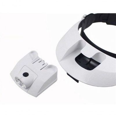 Super Lupa De Cabeça Com Led Profissional 2leds +5 Lentes