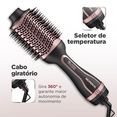 Escova Secadora Mondial Golden Rose Bivolt - ES-05-BI BIV