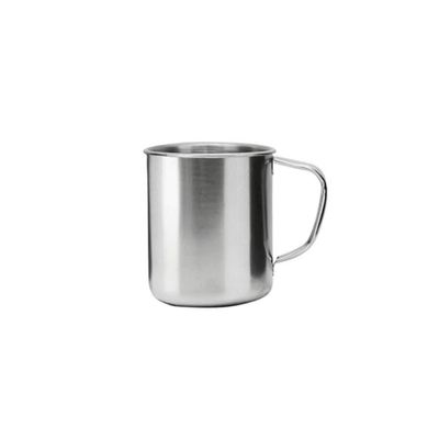 Caneca Xicara Aço Inox Bar Restaurante Acampar 250ml