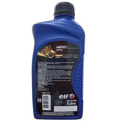 Óleo para Moto 4 Tempos ELF Api SL 20w50 Mineral Jaso MA
