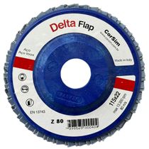 Disco Flap Delta Zirc D.115mm Grão  80 Disco Flap Delta Zirc D.115mm Grão 80
