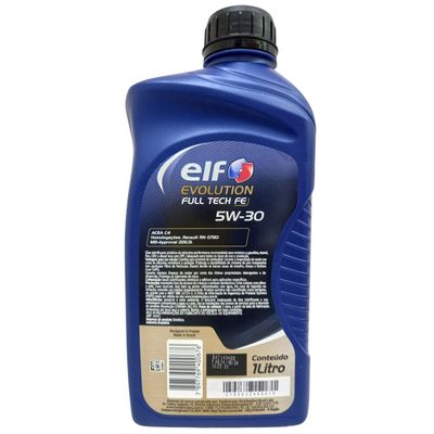 Óleo Lubrificante do Motor ELF Evolution Full-Tech FE 5w30 Sintético 1L