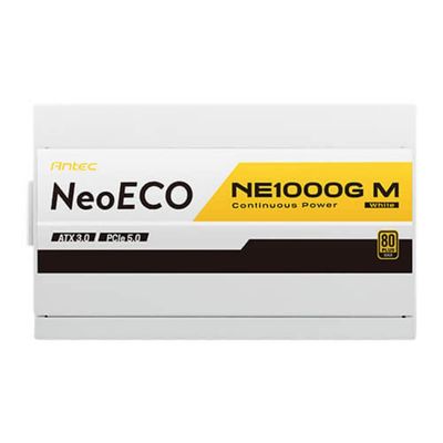 Fonte ANTEC Neoeco NE1000G M White ATX 3.0 1000W 80PLUS GOLD Modular White - 1000W