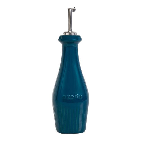 Azeiteiro Em Porcelana Assar E Servir 7x25cm Germer Verde