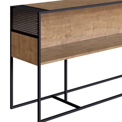 Aparador Com Nicho New Vermont E Preto 160 Cm - D'rossi