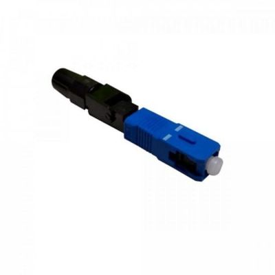 Conector FAST SC/UPC SM P/ Fibra Optica - AZUL