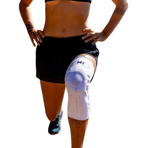 Joelheira PRO Knit 3D N1 Sport Branco Tamanho G