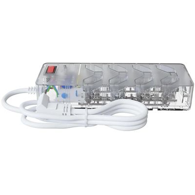 Filtro de Linha com Proteção DPS 3P Energia 8 Clamper Transparente