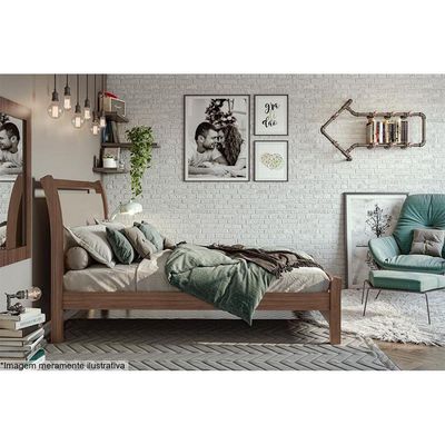 Cama de Casal Reali Rovere/Amêndoa - Lopas