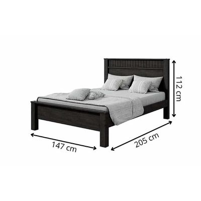 Cama de Casal Athenas Branco - Lopas