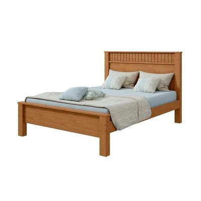 Cama de Casal Athenas Branco - Lopas