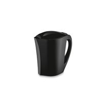 Jarra de Suco Agua 1,5L Tampa Preta e 4 Copos Plastico