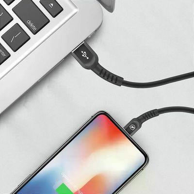 Cabo Dual Shock Lightning / USB A - Preto - 1,2m - no Atacado - Caixa Fechada 10 Unidades - Gshield