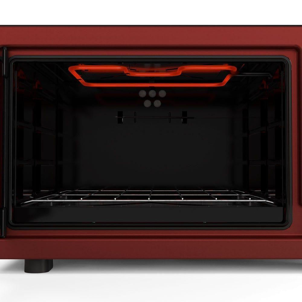 Forno Elétrico de Bancada Mueller Fratello Vermelho 44L 220V
