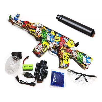 Fuzil Ak 47 Brinquedo Atira Bolinha Gel Elétrica + Muniçoes MS Comercial