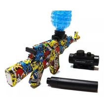 Fuzil Ak 47 Brinquedo Atira Bolinha Gel Elétrica + Muniçoes MS Comercial