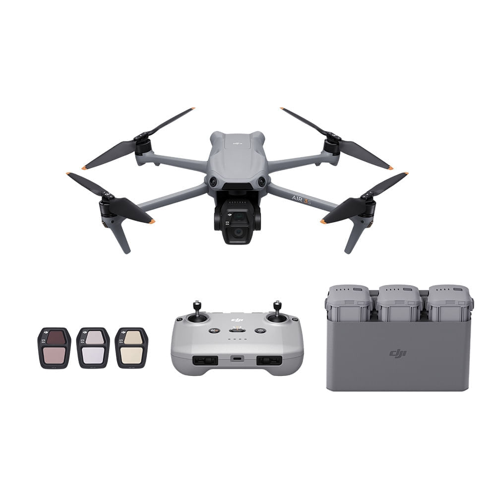 Drone DJI Air 3S Fly More Combo (Sem tela) BR - DJI055 DJI055
