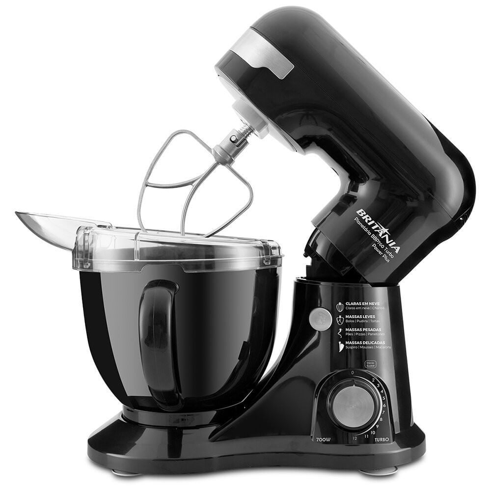 Batedeira Planetária Britânia Power Plus Turbo, 700W BBP760