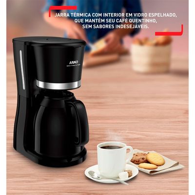 Cafeteira Cfct com Jarra Térmica 1 Litro Arno Preto / 220V