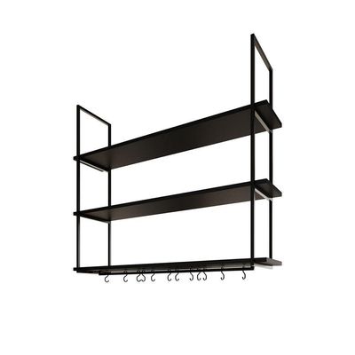 Prateleira Decorativa Londres 120 Cm Preto