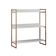 Nicho 3 Prateleiras 95cm Industrial Córdoba Cobre E Branco