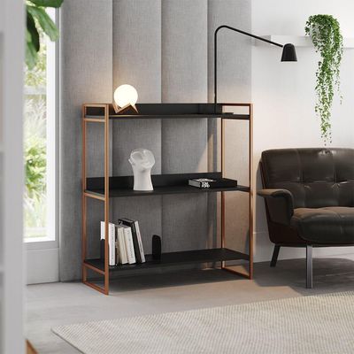 Cantinho Do Café Adega Industrial Córdoba 95cm Cobre E Preto