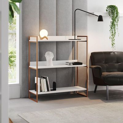 Cantinho Do Café Adega Industrial Córdoba 95cm Cobre E Branco