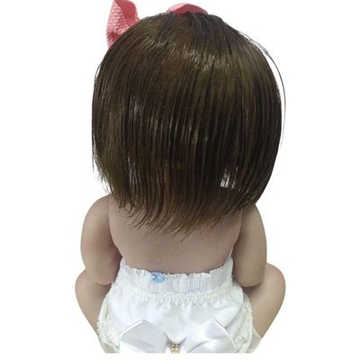 Bebê Reborn Menina Realista, Toda De Vinil De Silicone Macia