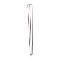 Kit 12 Pés de Metal 90 CM Hairpin Legs Aparador e Mesa de Canto Bronze