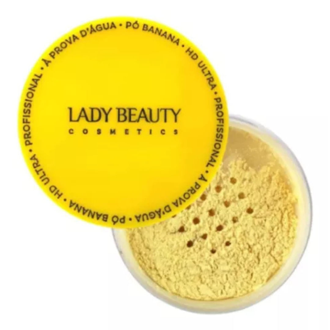Pó De Banana Finalizador À Prova D'água Lady Beauty Lb-010