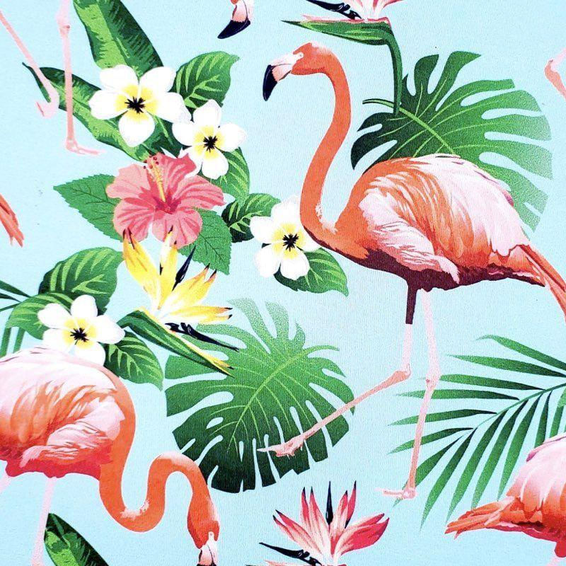 Kit 4 Capas para Sousplat Flamingo e Costela Adão 35cmx35cm