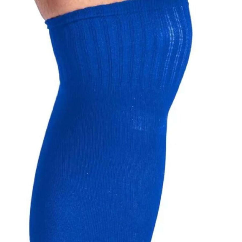 Meião Poker Sem Pé Para Esportes - Azul