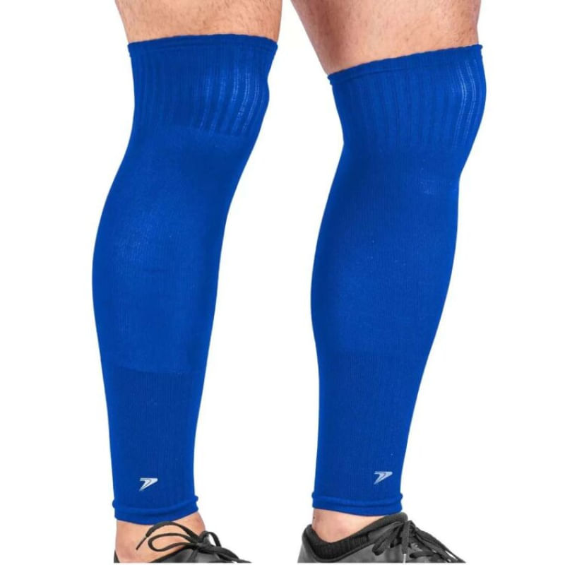 Meião Poker Sem Pé Para Esportes - Azul