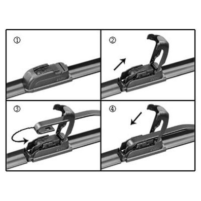 Kit Palheta Limpador Parabrisa Para-brisa Volkswagen Gol G5