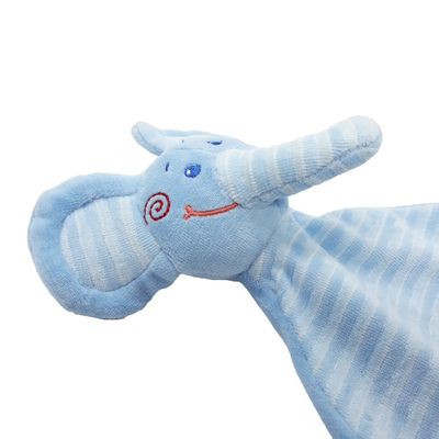 Naninha Elefantinho Triângulo - Azul - Antialérgico - 32 cm - CAS Brinquedos