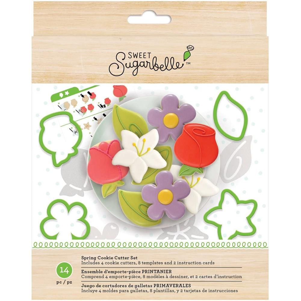 Kit de Cortadores de Biscoitos Primavera - Sweet Sugarbelle - 14 Peças