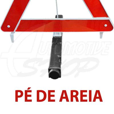 Triangulo Emergencia Sinalização Pesado Pé de Areia Orig.