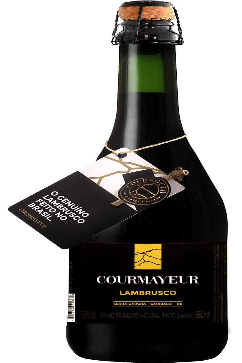 Frisante Tinto Suave Lambrusco Courmayeur 650ml