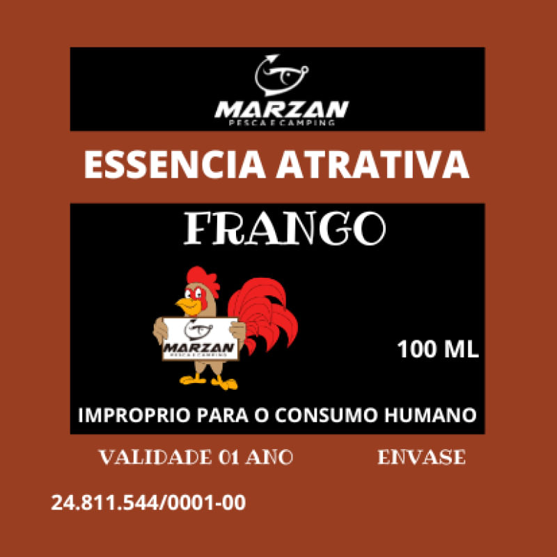 Essência Atrativa para Pesca Frango - Marzan