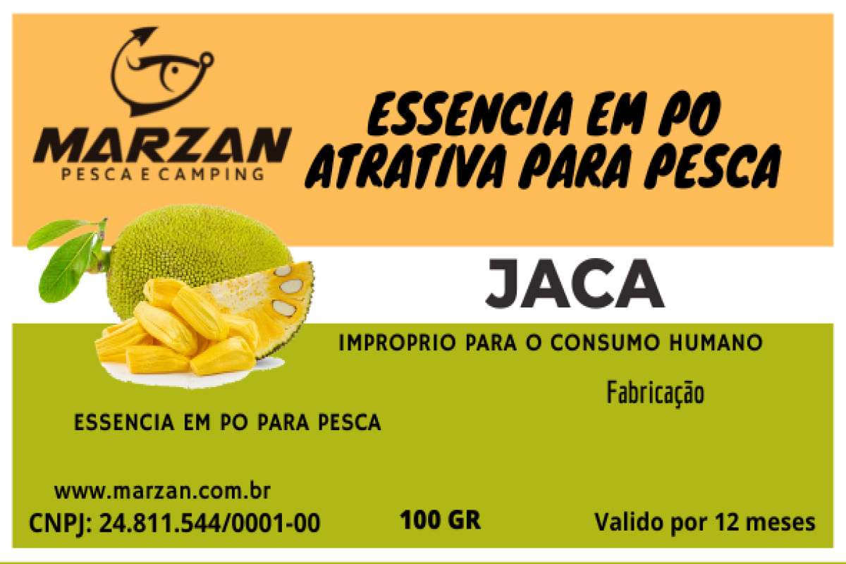 Essência Atrativa Em Po para Pesca Jaca - Marzan