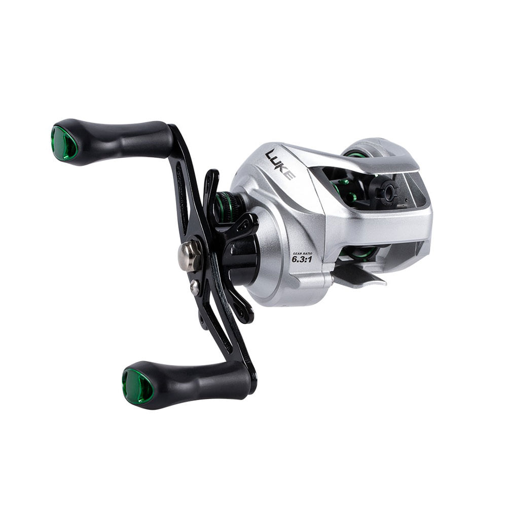 Carretilha para Pesca Maruri Luke Prata 5 Rolamentos - Direita