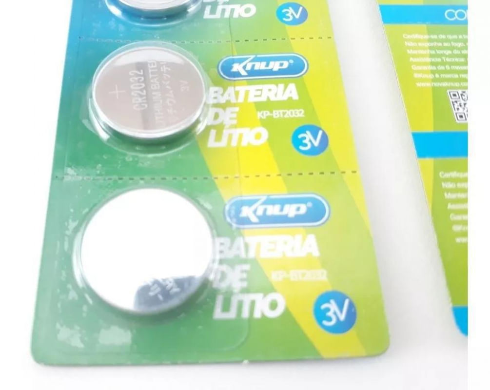 Bateria Cr 2032 Pilha 3V Bios Relogio Balança 15 Unidades