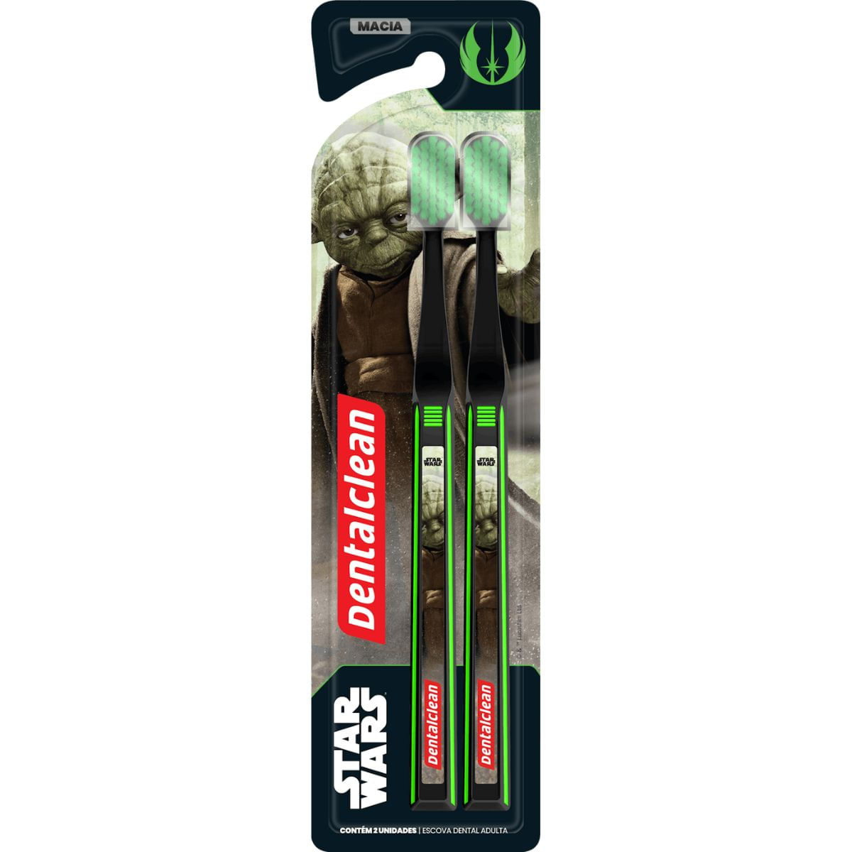 2 ESCOVAS DE DENTE STAR WARS - MACIA - SORTIDA - DENTALCLEAN