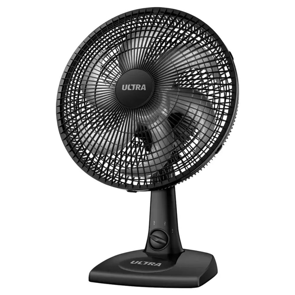 Vent de Mesa 30CM ULTRA V-UT-30-02 - 5216-01  PRETO/PRATA  110 VOLTS