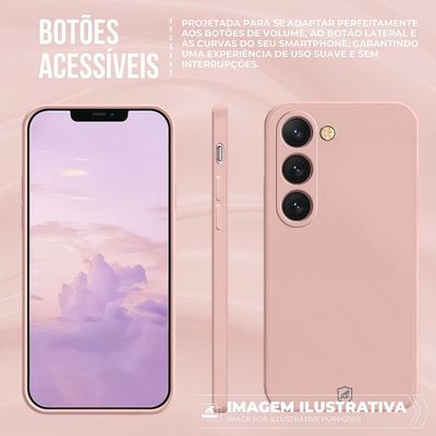 Capa para Samsung Galaxy M14 - Silicon Veloz - Rosa - Gshield