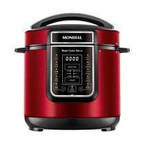 Panela de Pressão Elétrica Digital 6L Mondial Vermelho/Inox PE-60-6L-RI 127V/60HZ