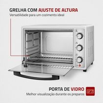 Forno Elétrico 52L Grand Family II Mondial Branco/Inox FR-52-W 127V/60Hz