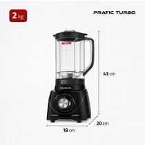 Liquidificador Pratic Turbo Mondial L-98-B 127V 60hz