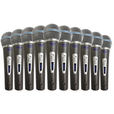 Kit 50 Microfones Dinâmicos com Fio TK 22C Onyx