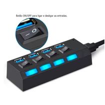 Hub Usb 3.0 4 Porta Usb Mini Extensor Tekone